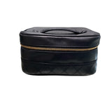 シャネル CHANEL ビコローレ バニティバッグ A01618 ブラック/GD ラム レディース ポーチ