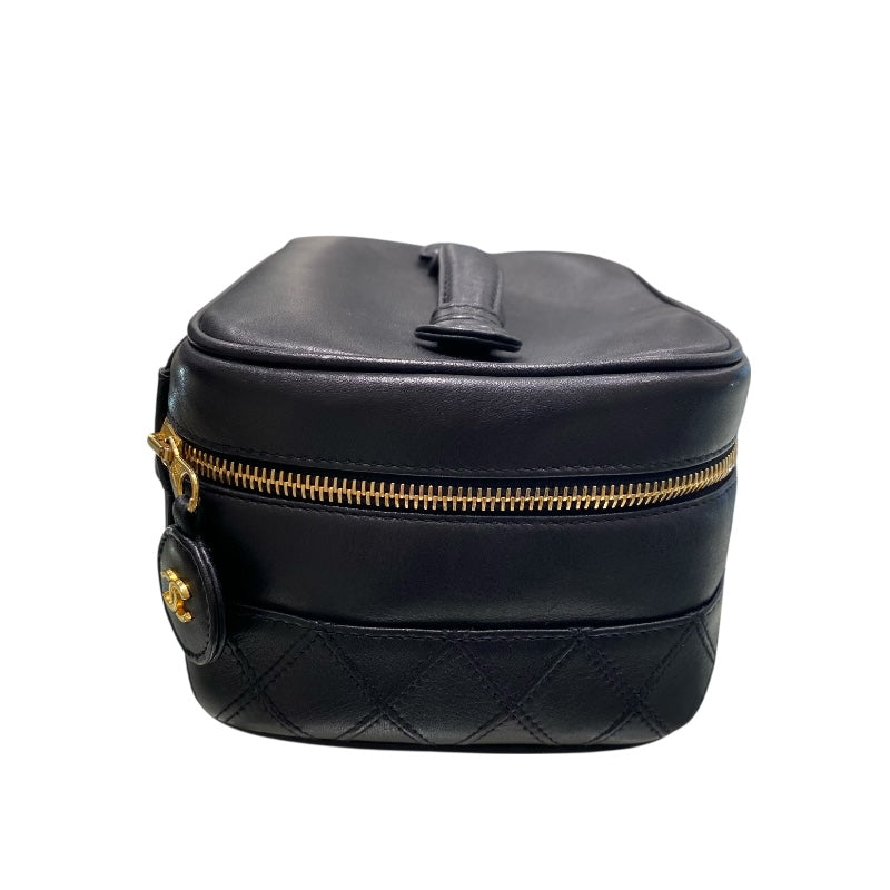 シャネル CHANEL バニティーバック　黒　ビコローレ シャネル CHANEL ビコローレ バニティバッグ A01618 ブラック/GD