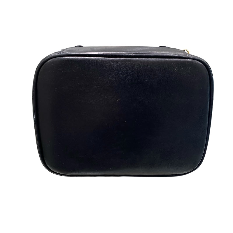 シャネル CHANEL ビコローレ バニティバッグ A01618 ブラック/GD ラム レディース ポーチ