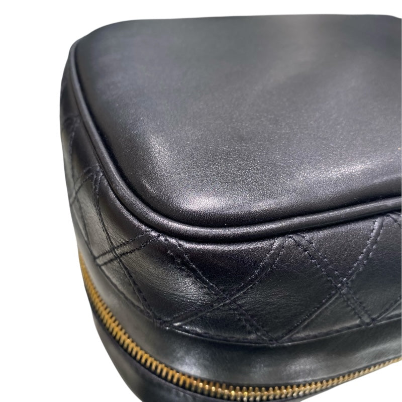 シャネル CHANEL ビコローレ バニティバッグ A01618 ブラック/GD ラム レディース ポーチ