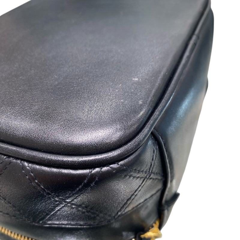 シャネル CHANEL ビコローレ バニティバッグ A01618 ブラック/GD ラム レディース ポーチ