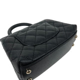 シャネル CHANEL ココハンドルXXS AS2215 ブラック　ゴールド金具 キャビアスキン レディース ショルダーバッグ