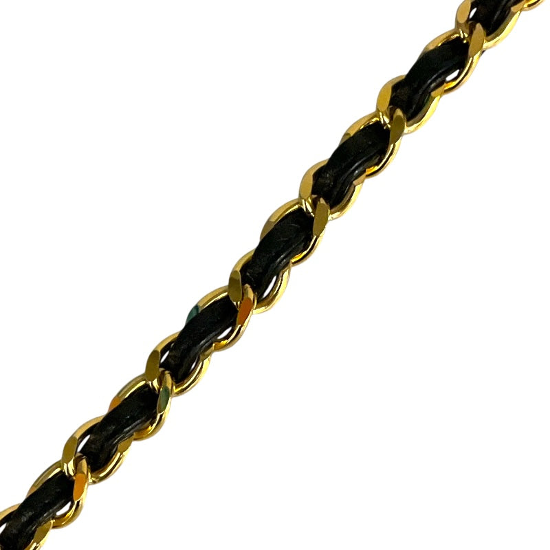 シャネル CHANEL ココマーク　フリンジショルダーバッグ ブラック ラムスキン レディース ショルダーバッグ