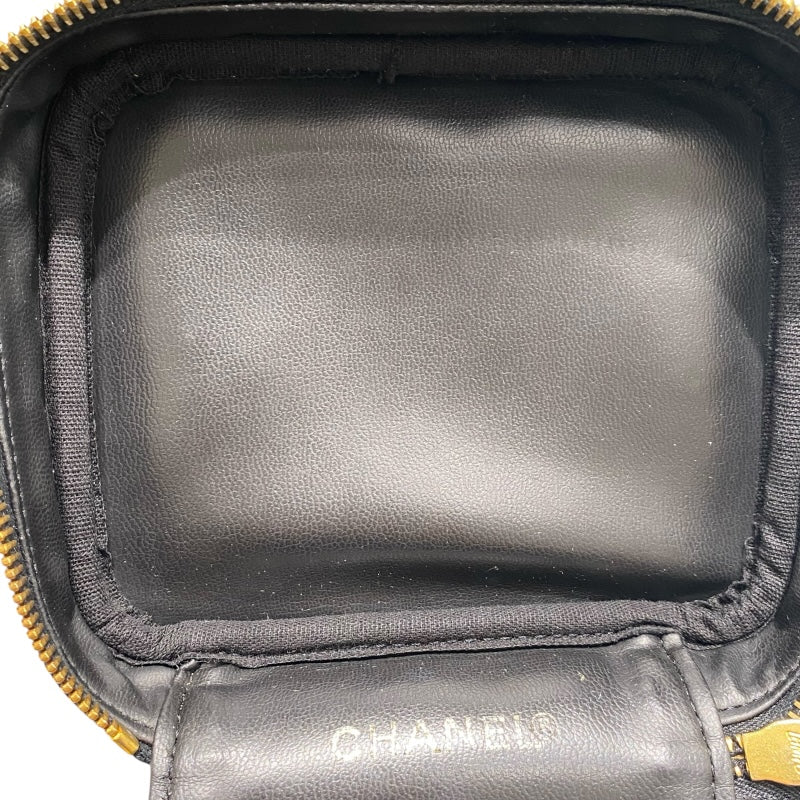 シャネル CHANEL ココマーク バニティバッグ A01998 ブラック
