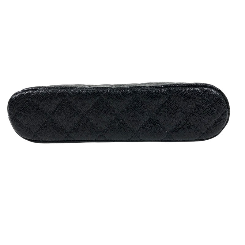 シャネル CHANEL マトラッセ チェーンクラッチ AP4016 ブラック ゴールド金具 キャビアスキン レディース ショルダーバッグ