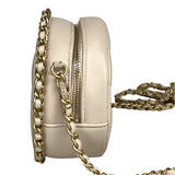 シャネル CHANEL マトラッセ　ラウンドパース AP0739 ベージュ ラムスキン レディース ショルダーバッグ