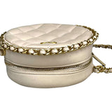 シャネル CHANEL マトラッセ　ラウンドパース AP0739 ベージュ ラムスキン レディース ショルダーバッグ