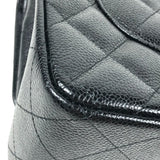 シャネル CHANEL デカマトラッセ30 A58600 ブラック ゴールド金具 キャビアスキン レディース ショルダーバッグ