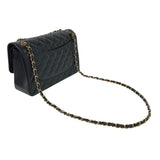 シャネル CHANEL デカマトラッセ30 A58600 ブラック ゴールド金具 キャビアスキン レディース ショルダーバッグ