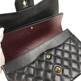 シャネル CHANEL デカマトラッセ30 A58600 ブラック ゴールド金具 キャビアスキン レディース ショルダーバッグ
