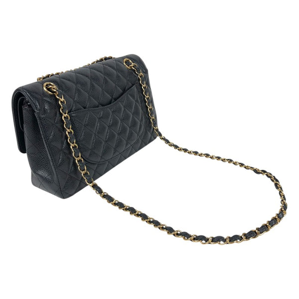 シャネル CHANEL マトラッセ25 A01112 ブラック ゴールド金具 キャビアスキン レディース ショルダーバッグ