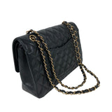 シャネル CHANEL マトラッセ25 A01112 ブラック ゴールド金具 キャビアスキン レディース ショルダーバッグ