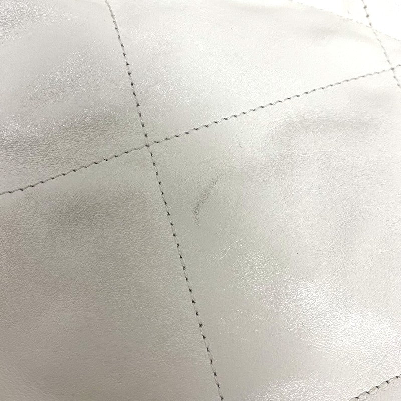 シャネル CHANEL CHANEL22 バッグ AS3261 ホワイト ゴールド金具 シャイニーカーフ レディース ハンドバッグ ショルダーバッグ
