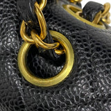 シャネル CHANEL マトラッセ25 A01112 ブラック ゴールド金具 キャビアスキン レディース ショルダーバッグ