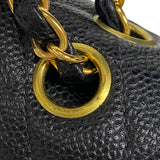 シャネル CHANEL マトラッセ25 A01112 ブラック ゴールド金具 キャビアスキン レディース ショルダーバッグ