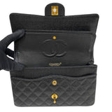 シャネル CHANEL マトラッセ25 A01112 ブラック ゴールド金具 キャビアスキン レディース ショルダーバッグ