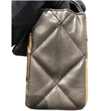 シャネル CHANEL ボーイシャネル　フラップバッグ ブラック×ブラウン×カーキ ラムスキン レディース ショルダーバッグ