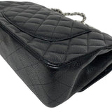 シャネル CHANEL マトラッセ25 A01112 ブラック シルバー金具 キャビアスキン レディース ショルダーバッグ