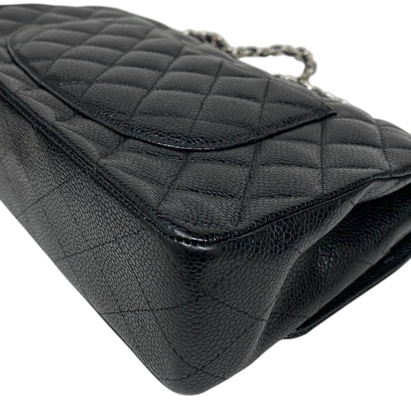 シャネル CHANEL マトラッセ25 A01112 ブラック シルバー金具 キャビアスキン レディース ショルダーバッグ