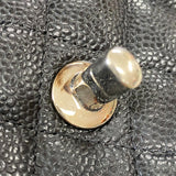 シャネル CHANEL マトラッセ25 A01112 ブラック シルバー金具 キャビアスキン レディース ショルダーバッグ