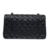 シャネル CHANEL マトラッセ25 A01112 ブラック シルバー金具 キャビアスキン レディース ショルダーバッグ