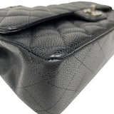 シャネル CHANEL マトラッセ25 A01112 ブラック シルバー金具 キャビアスキン レディース ショルダーバッグ