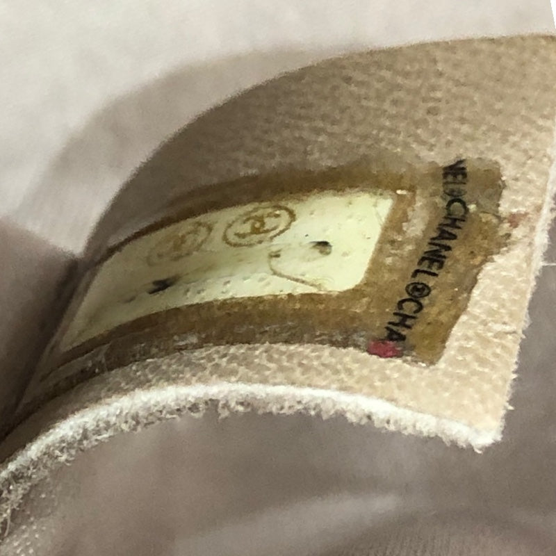 シャネル CHANEL ニュートラベルラインセミショルダーバッグ A15316 ベージュ/シルバー金具 ナイロンジャガード レディース ショルダーバッグ