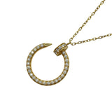 カルティエ Cartier ジュストアンクルダイヤネックレス ゴールド Au750 ダイヤモンド ジュエリー