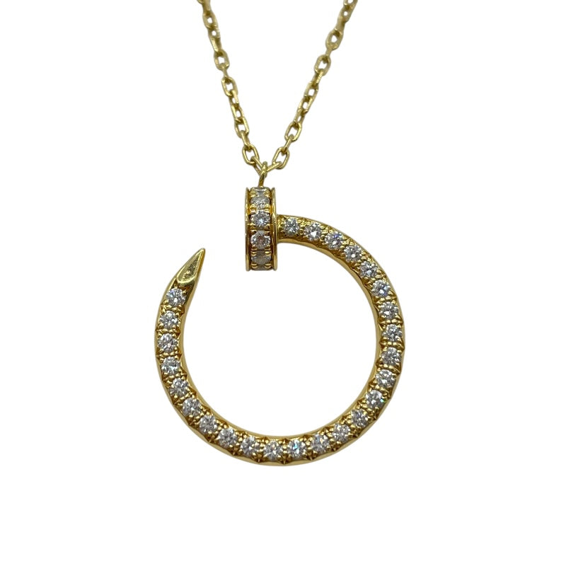 カルティエ Cartier ジュストアンクルダイヤネックレス ゴールド Au750 ダイヤモンド ジュエリー