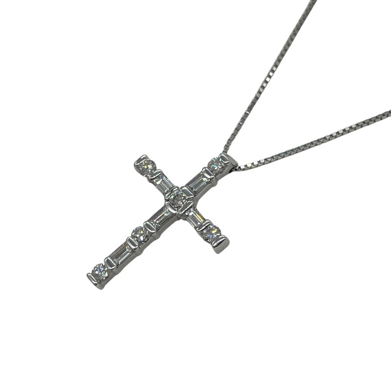 ダミアーニ DAMIANI ルミニールクロスネックレス シルバー K18WG ジュエリー
