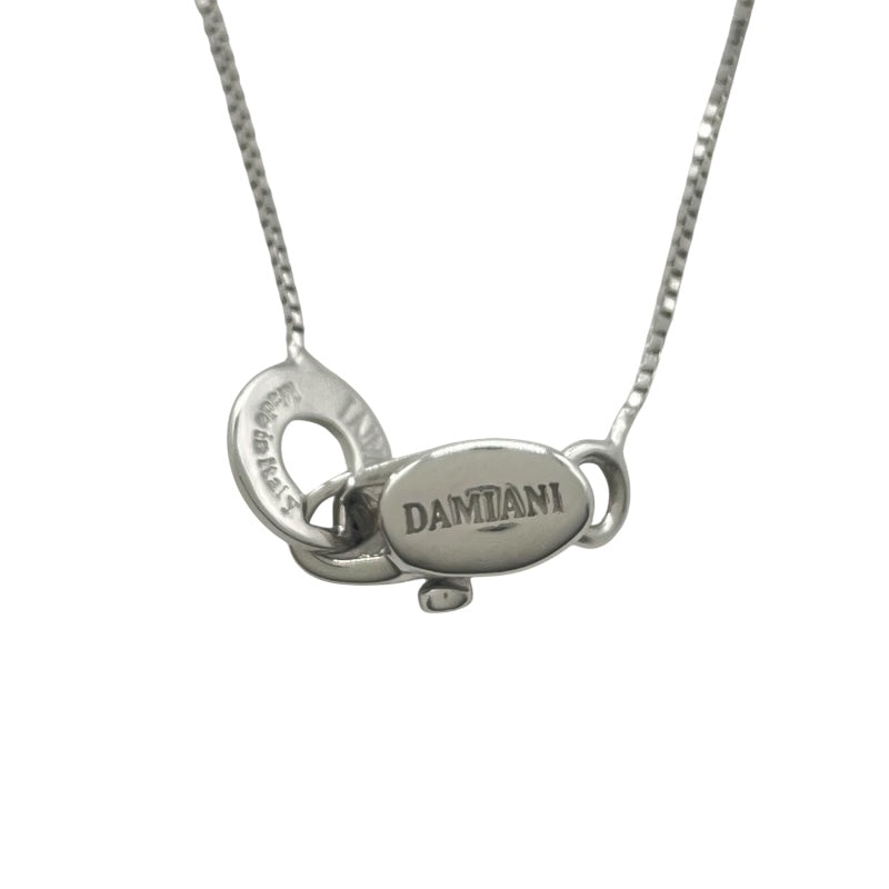 ダミアーニ DAMIANI ルミニールクロスネックレス シルバー K18WG ジュエリー