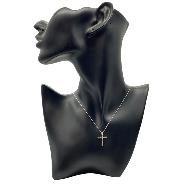 ダミアーニ DAMIANI ルミニールクロスネックレス シルバー K18WG ジュエリー