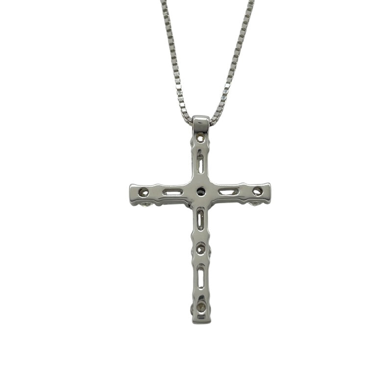 ダミアーニ DAMIANI ルミニールクロスネックレス シルバー K18WG ジュエリー