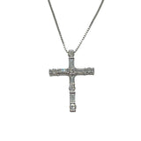 ダミアーニ DAMIANI ルミニールクロスネックレス シルバー K18WG ジュエリー