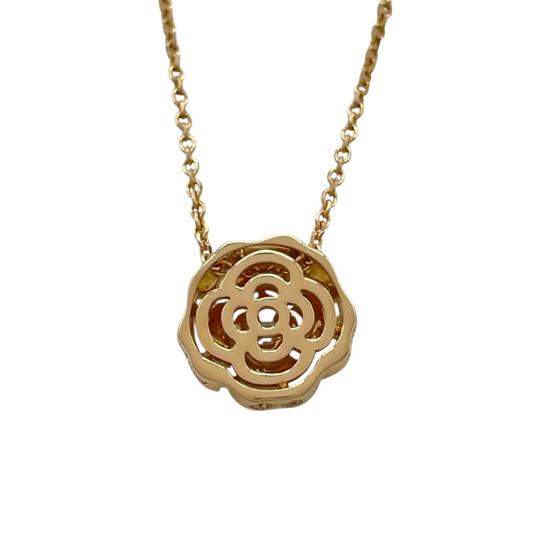 シャネル CHANEL カメリアダイヤネックレス ピンクゴールド Au750 ダイヤモンド ジュエリー