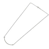 ティファニー TIFFANY＆CO Tスマイルネックレススモール ホワイトゴールド Au750 ダイヤモンド ジュエリー