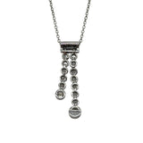 ティファニー TIFFANY＆CO ジャズWドロッフネックレス プラチナ Pt950 ダイヤモンド ジュエリー