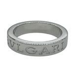 ブルガリ BVLGARI ダブルロゴリング ホワイトゴールド 750 ジュエリー