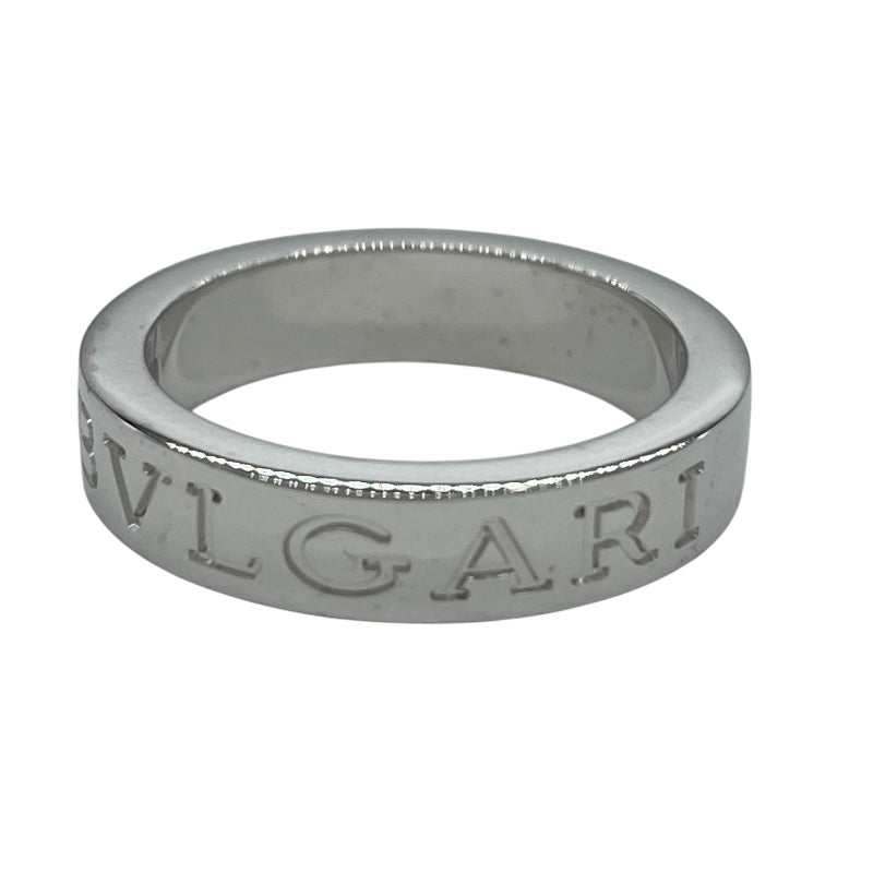 ブルガリ BVLGARI ダブルロゴリング ホワイトゴールド 750 ジュエリー