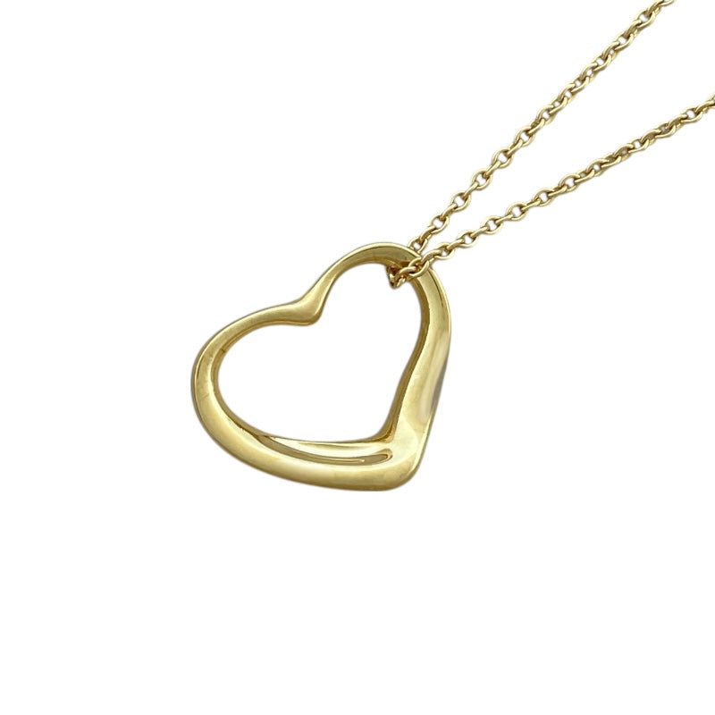 ティファニー TIFFANY＆CO オープンハートネックレス ゴールド 750 ジュエリー