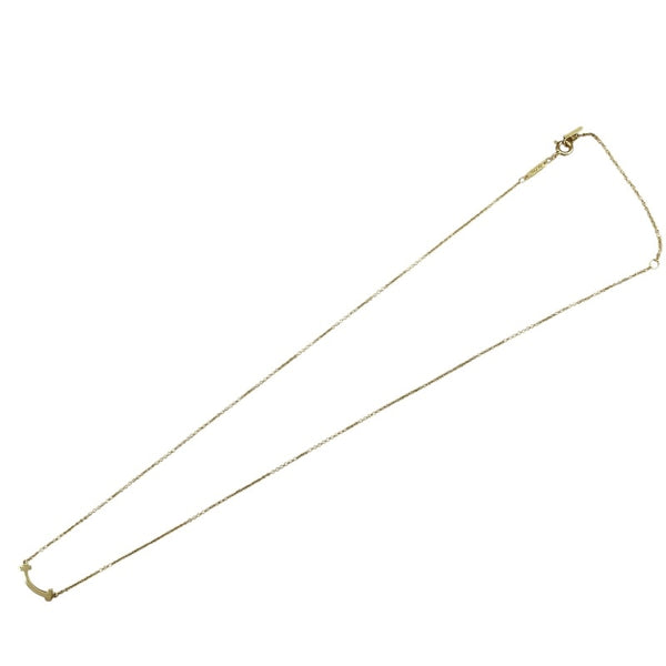 ティファニー TIFFANY＆CO Tスマイルネックレスミニ ゴールド 750 ジュエリー