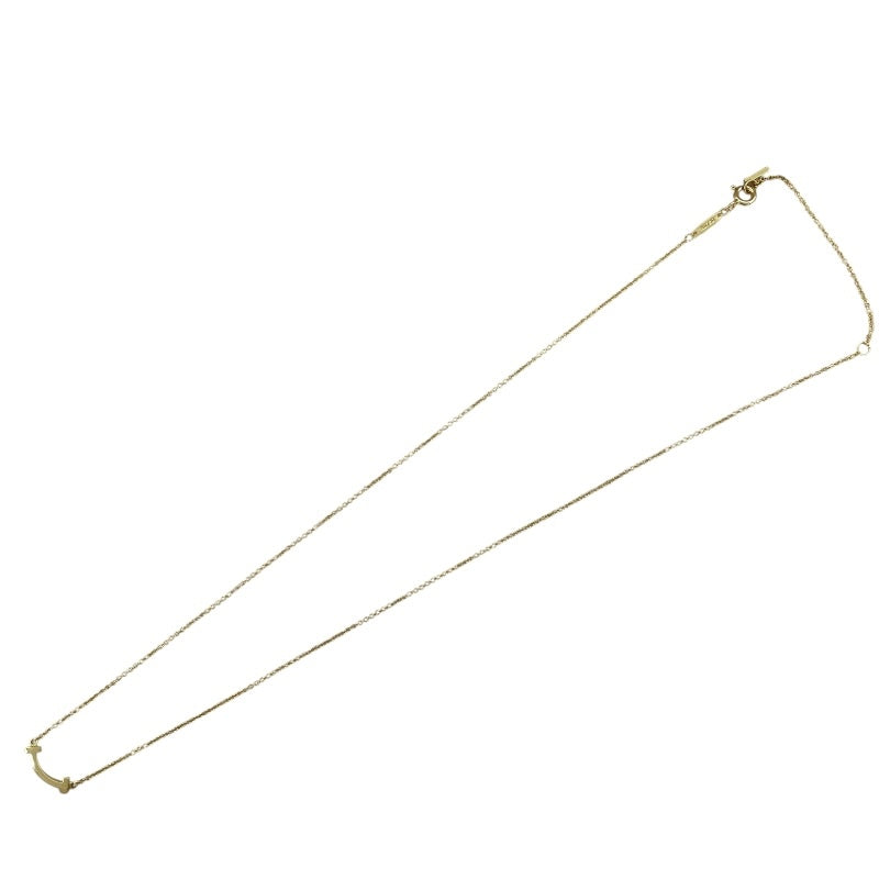 ティファニー TIFFANY＆CO Tスマイルネックレスミニ ゴールド 750 ジュエリー