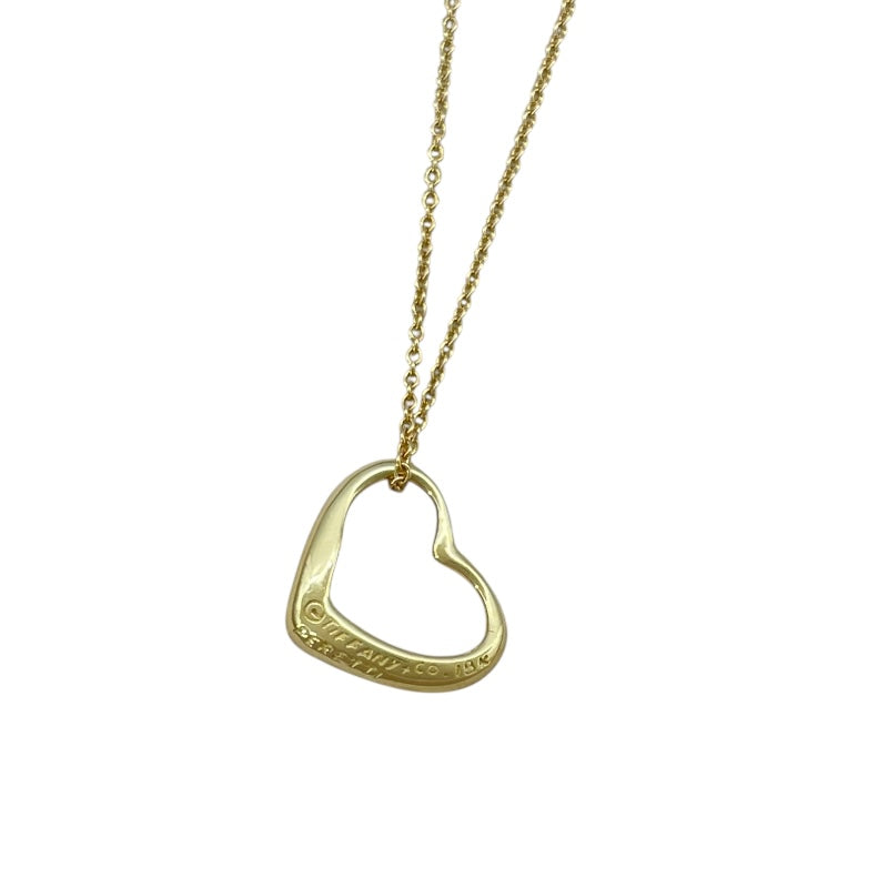 ティファニー TIFFANY＆CO オープンハートネックレス ゴールド 750 ジュエリー