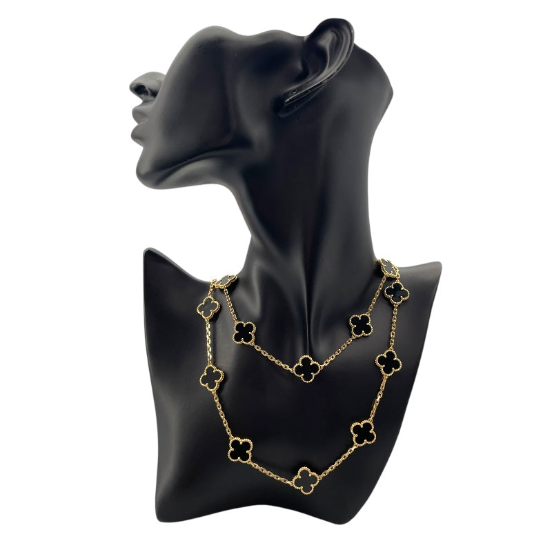 ヴァンクリーフ＆アーペル Van Cleef & Arpels ヴィンテージアルハンブラロングネックレス ゴールド 750 ジュエリー