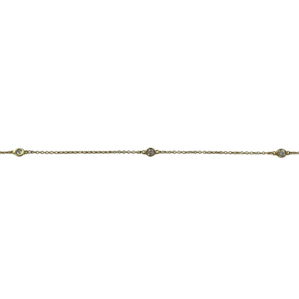 ティファニー TIFFANY＆CO バイザヤード3Pブレス ゴールド 750 ジュエリー