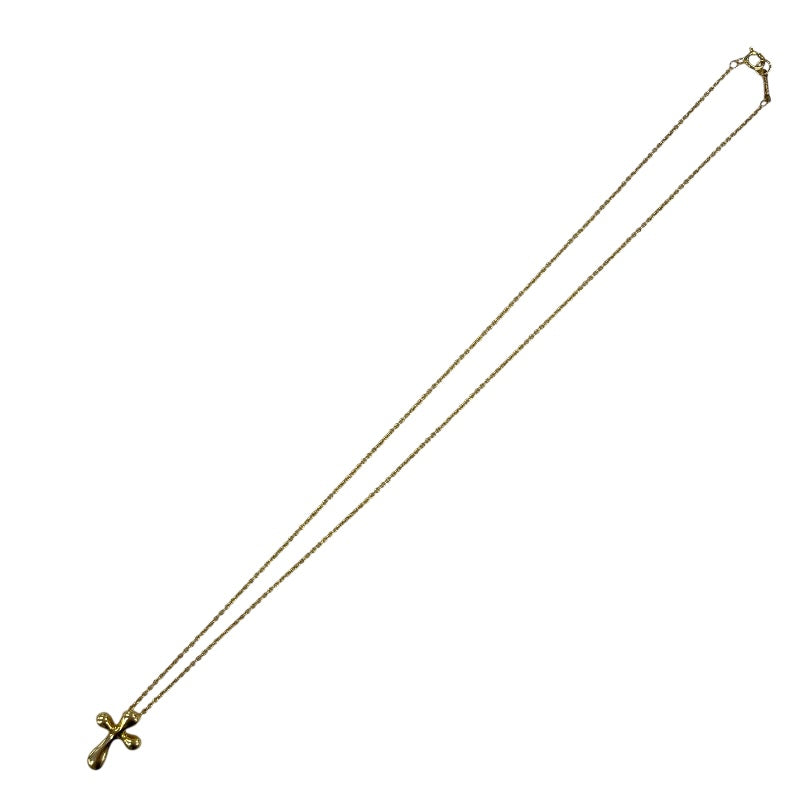 ティファニー TIFFANY＆CO スモールクロスネックレス ゴールド 750 ジュエリー