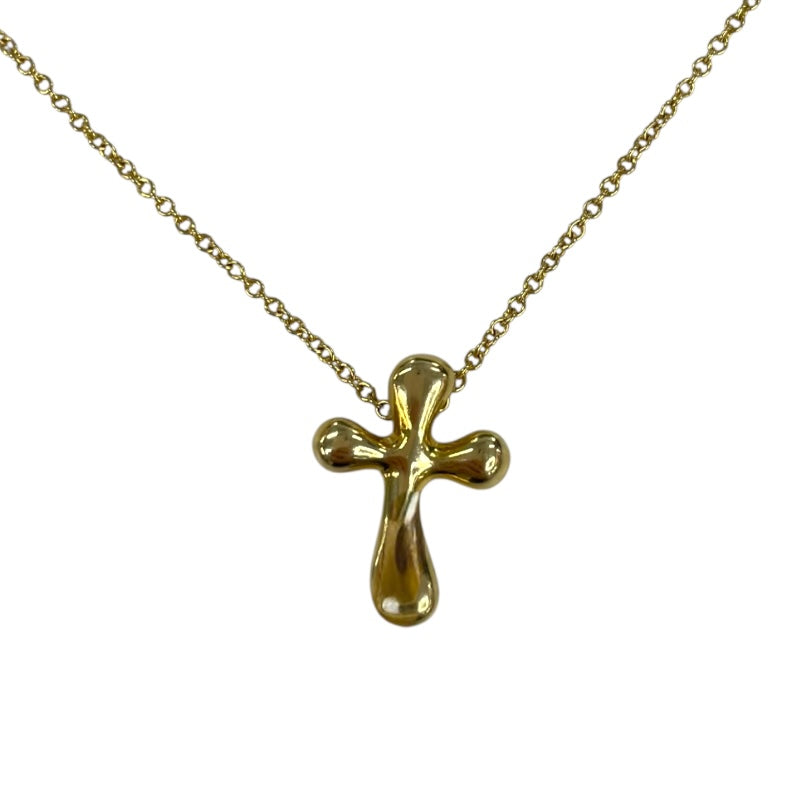 ティファニー TIFFANY＆CO スモールクロスネックレス ゴールド 750 ジュエリー
