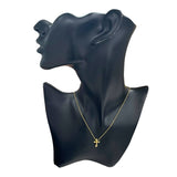 ティファニー TIFFANY＆CO スモールクロスネックレス ゴールド 750 ジュエリー