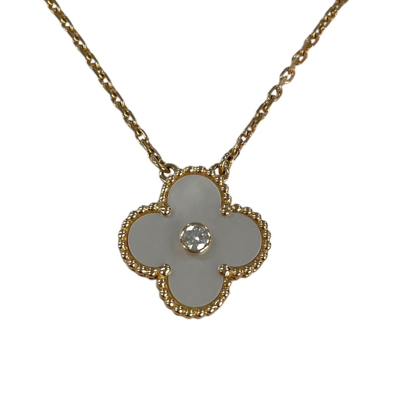 ヴァンクリーフ＆アーペル Van Cleef & Arpels ヴィンテージアルハンブラネックレス ピンクゴールド 750PG ジュエリー