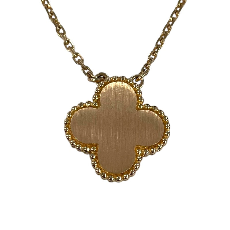 ヴァンクリーフ＆アーペル Van Cleef & Arpels ヴィンテージアルハンブラネックレス ピンクゴールド 750PG ジュエリー
